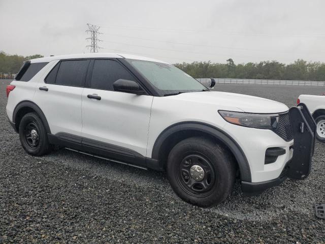 1FM5K8AB5MGC31371 - 2021 FORD EXPLORER POLICE INTERCEPTOR 白色 照片 4