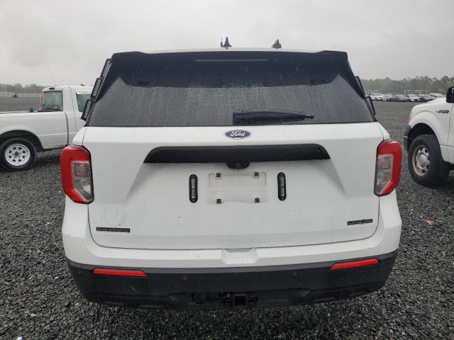1FM5K8AB5MGC31371 - 2021 FORD EXPLORER POLICE INTERCEPTOR 白色 照片 6