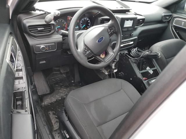 1FM5K8AB5MGC31371 - 2021 FORD EXPLORER POLICE INTERCEPTOR 白色 照片 8