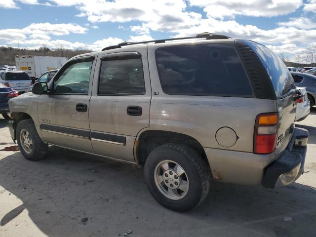 1GNEK13T51J106071 - 2001 CHEVROLET TAHOE K1500 GOLD photo 2