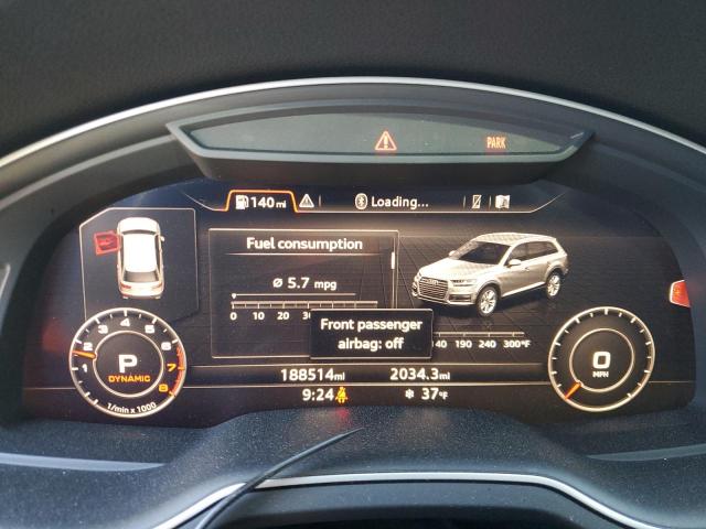 WA1VAAF76HD050591 - 2017 AUDI Q7 PRESTIGE 黑色 照片 9