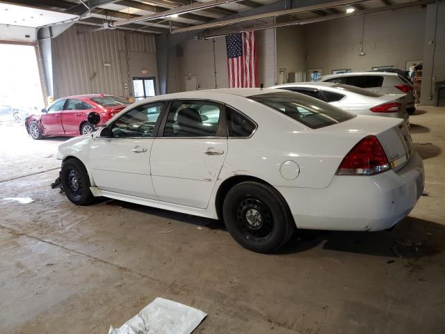 2G1WD5EM8A1261642 - 2010 CHEVROLET IMPALA POLICE WHITE photo 2