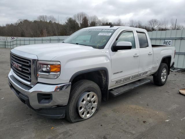 1GT22YEG1FZ126377 - 2015 GMC SIERRA K2500 SLE WHITE photo 1