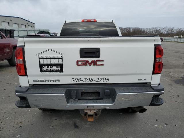 1GT22YEG1FZ126377 - 2015 GMC SIERRA K2500 SLE WHITE photo 6