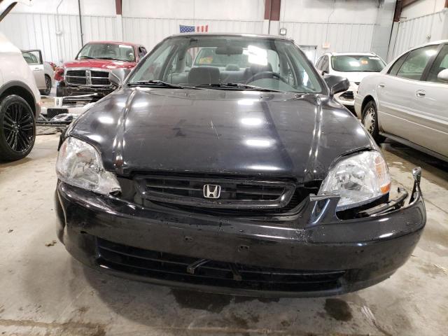 1HGEJ6221WL049186 - 1998 HONDA CIVIC DX BLACK photo 5