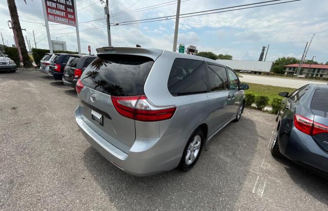 5TDZZ3DC5LS030244 - 2020 TOYOTA SIENNA L GRAY photo 4