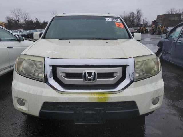 5FNYF4H50BB024456 - 2011 HONDA PILOT EXL WHITE photo 5