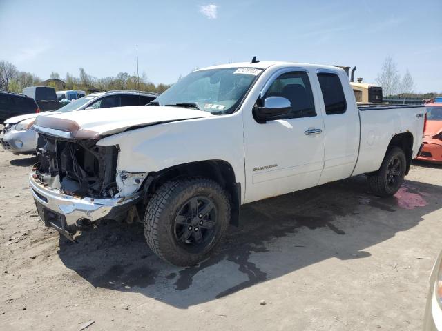 1GTR2VE35BZ401432 - 2011 GMC SIERRA K1500 SLE WHITE photo 1