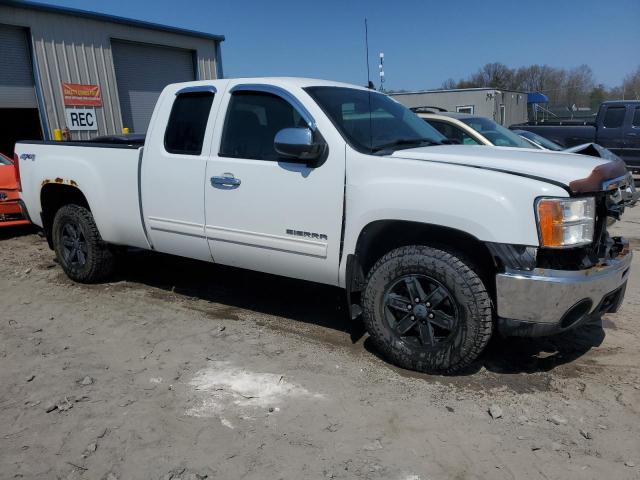 1GTR2VE35BZ401432 - 2011 GMC SIERRA K1500 SLE WHITE photo 4