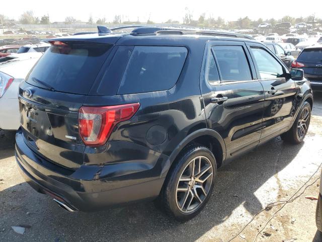 1FM5K8GTXHGD19127 - 2017 FORD EXPLORER SPORT BLACK photo 3