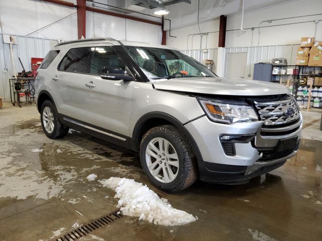 1FM5K8D83JGB60442 - 2018 FORD EXPLORER XLT SILVER photo 4