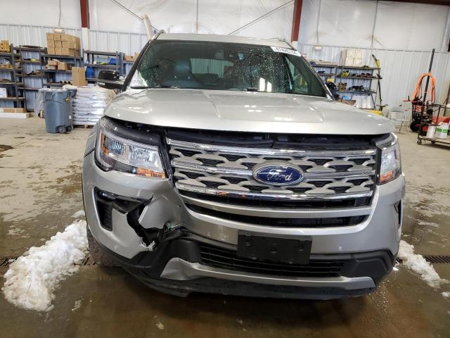 1FM5K8D83JGB60442 - 2018 FORD EXPLORER XLT SILVER photo 5