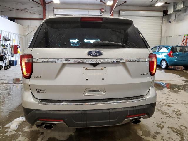 1FM5K8D83JGB60442 - 2018 FORD EXPLORER XLT SILVER photo 6