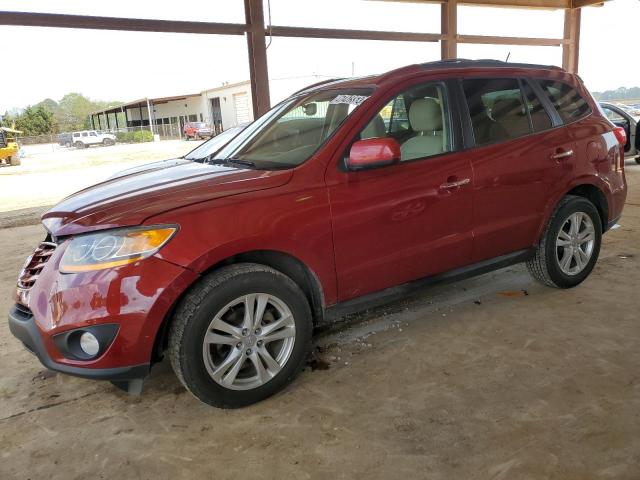 5XYZK4AG8BG025276 - 2011 HYUNDAI SANTA FE LIMITED MAROON photo 1