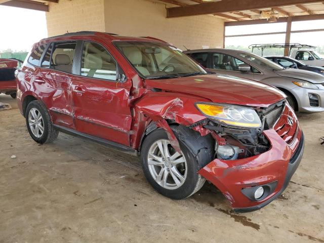 5XYZK4AG8BG025276 - 2011 HYUNDAI SANTA FE LIMITED MAROON photo 4