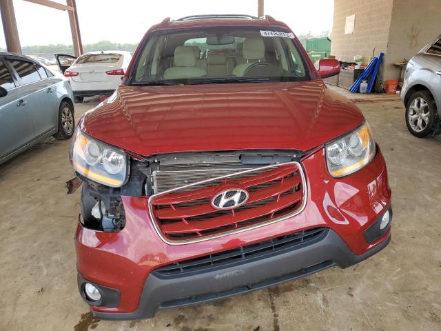 5XYZK4AG8BG025276 - 2011 HYUNDAI SANTA FE LIMITED MAROON photo 5