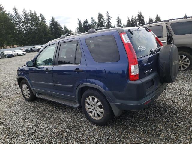 JHLRD77895C018103 - 2005 HONDA CR-V EX BLUE photo 2