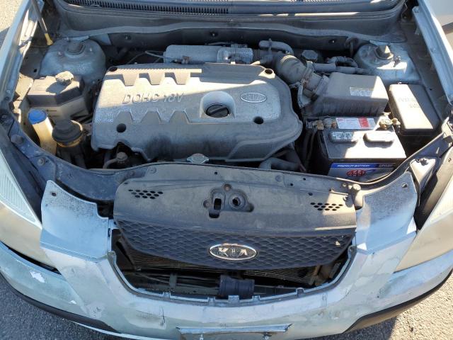 KNADE123266037232 - 2006 KIA RIO SILVER photo 11