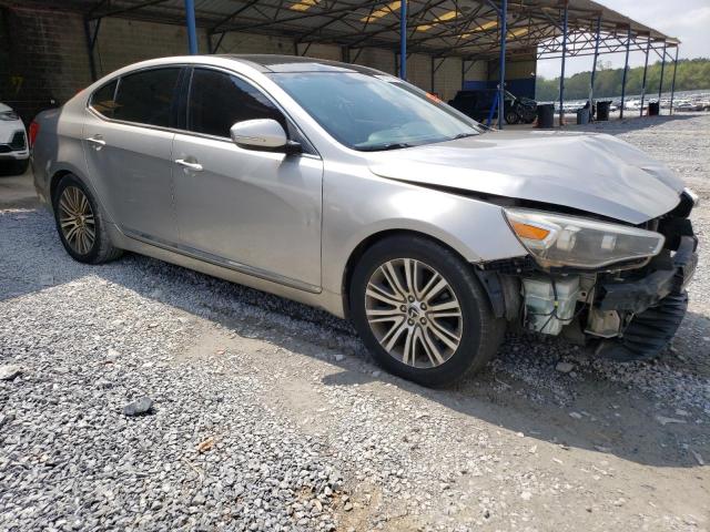 KNALN4D70E5145298 - 2014 KIA CADENZA PREMIUM SILVER photo 4