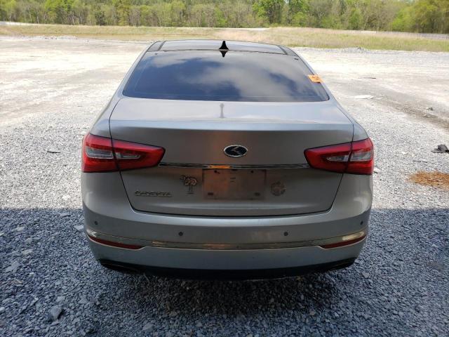 KNALN4D70E5145298 - 2014 KIA CADENZA PREMIUM SILVER photo 6