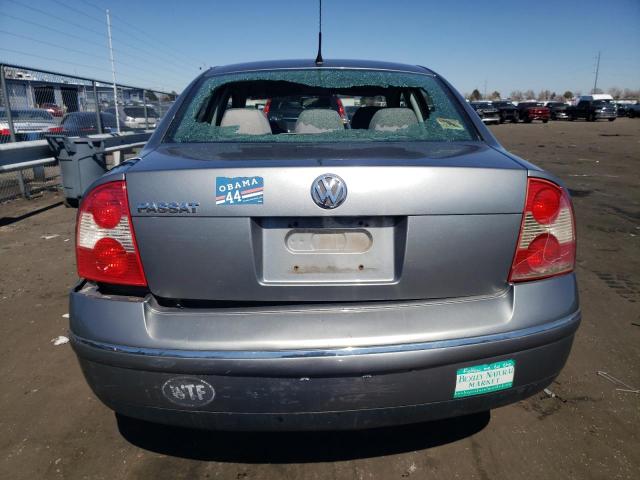 WVWPD63B14E174980 - 2004 VOLKSWAGEN PASSAT GLS GRAY photo 6