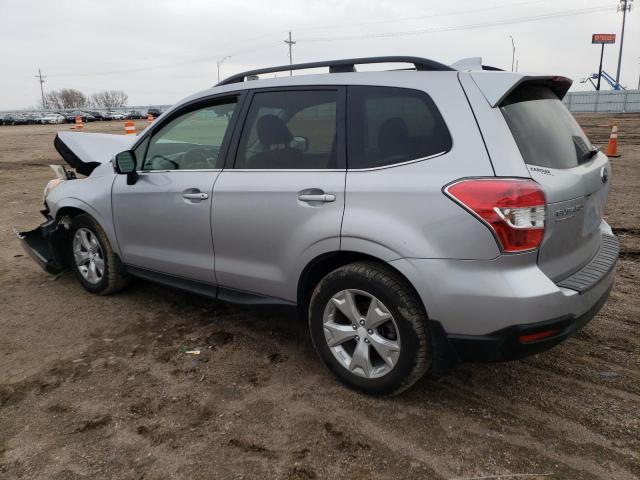 JF2SJARC7GH539804 - 2016 SUBARU FORESTER 2.5I LIMITED SILVER photo 2