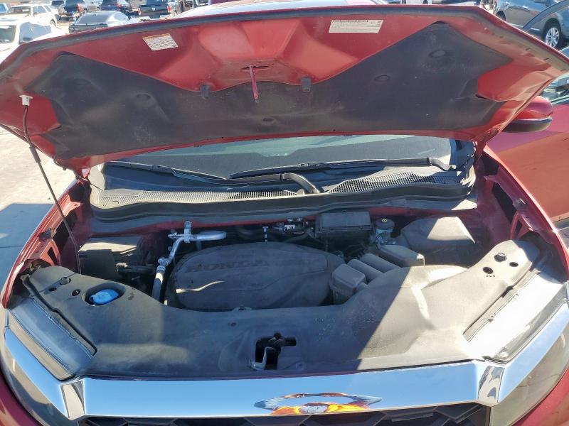 5FNYF7H53NB001890 - 2022 HONDA PASSPORT EXL Kırmızı fotoğraf 12