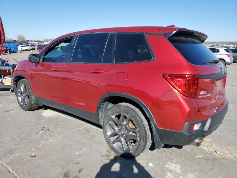 5FNYF7H53NB001890 - 2022 HONDA PASSPORT EXL Kırmızı fotoğraf 2