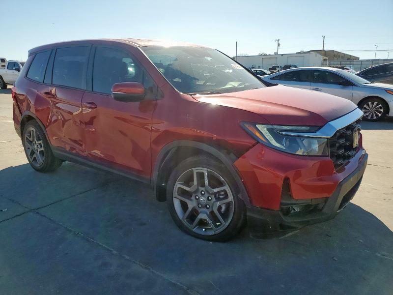 5FNYF7H53NB001890 - 2022 HONDA PASSPORT EXL Kırmızı fotoğraf 4