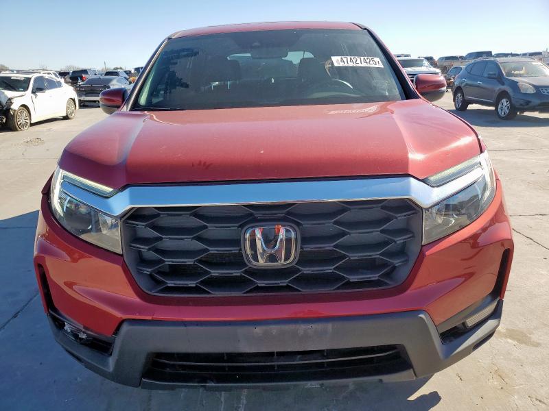 5FNYF7H53NB001890 - 2022 HONDA PASSPORT EXL Kırmızı fotoğraf 5