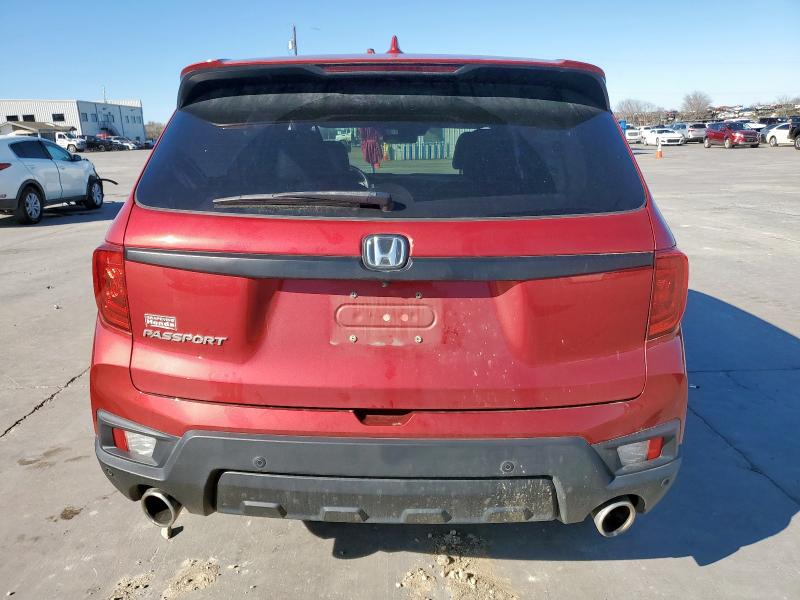 5FNYF7H53NB001890 - 2022 HONDA PASSPORT EXL Kırmızı fotoğraf 6