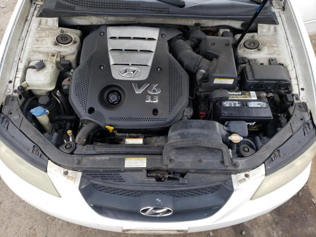 5NPEU46F97H167936 - 2007 HYUNDAI SONATA SE WHITE photo 11