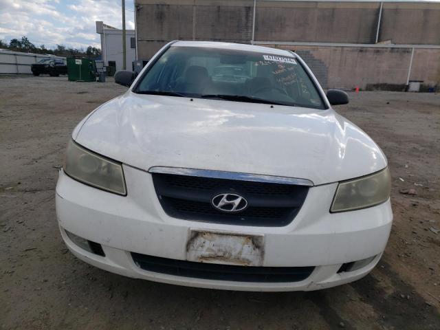 5NPEU46F97H167936 - 2007 HYUNDAI SONATA SE WHITE photo 5