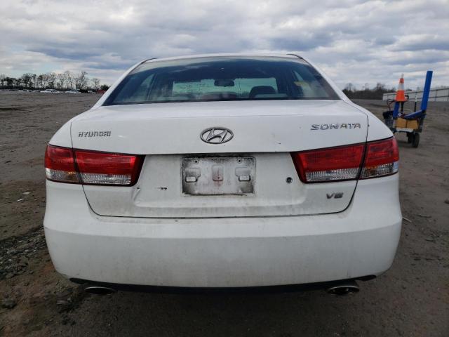 5NPEU46F97H167936 - 2007 HYUNDAI SONATA SE WHITE photo 6