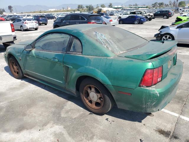 1FAFP4043XF141657 - 1999 FORD MUSTANG GREEN photo 2