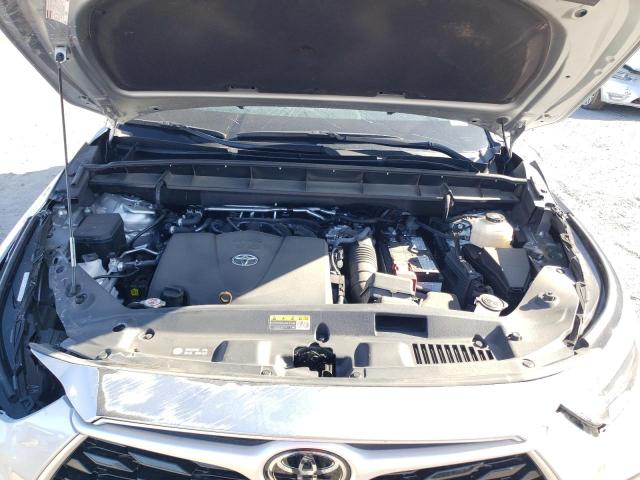 5TDHZRAH4NS115870 - 2022 TOYOTA HIGHLANDER XLE Gümüş foto 12