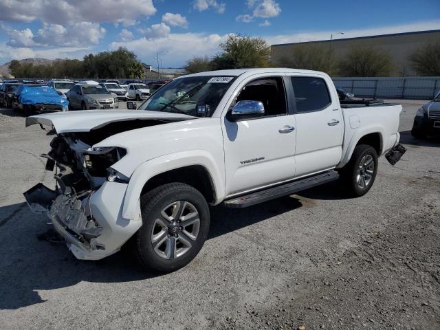 3TMGZ5AN7JM162377 - 2018 TOYOTA TACOMA DOUBLE CAB WHITE photo 1