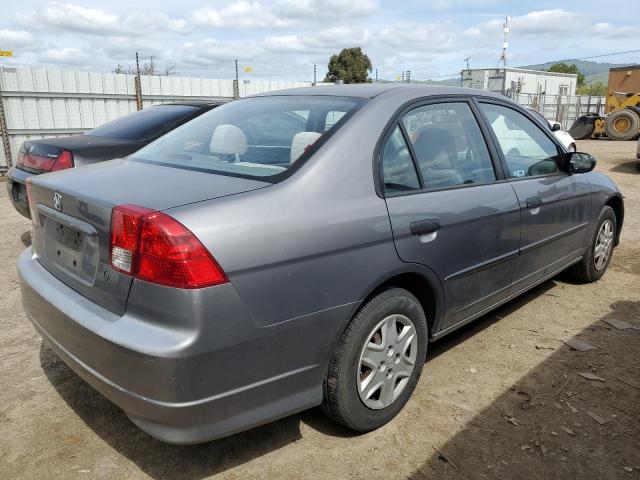 1HGES16365L024995 - 2005 HONDA CIVIC DX VP GRAY photo 3