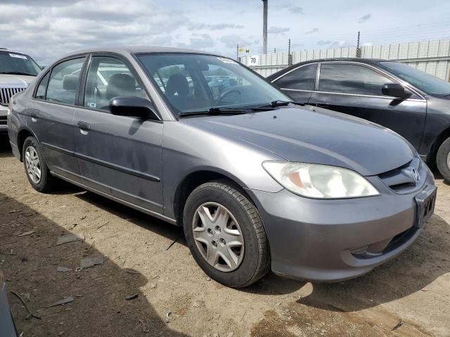 1HGES16365L024995 - 2005 HONDA CIVIC DX VP GRAY photo 4