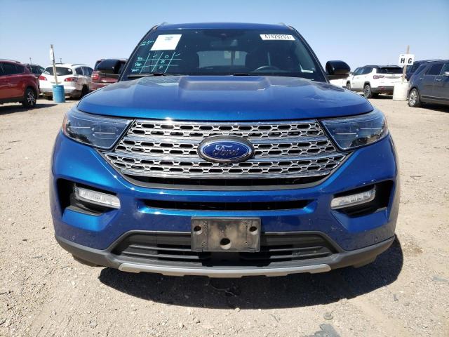 1FMSK8FHXLGB83543 - 2020 FORD EXPLORER LIMITED BLUE photo 5