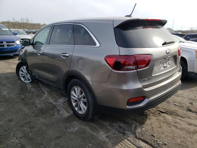 5XYPG4A31KG537550 - 2019 KIA SORENTO L GRAY photo 2