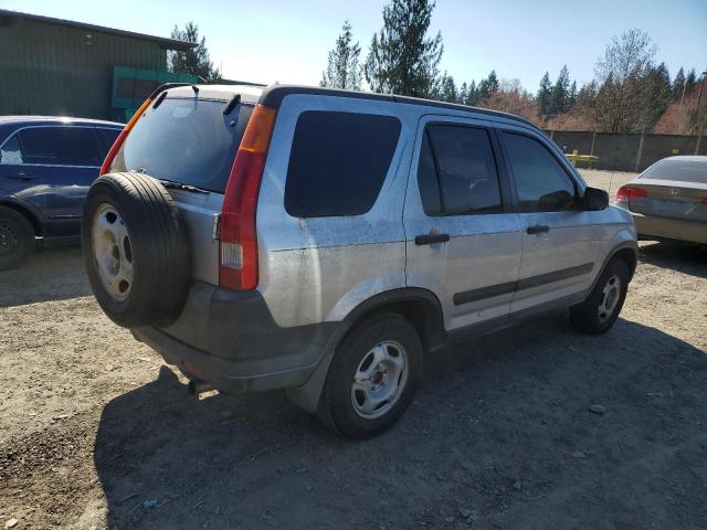 JHLRD78442C075302 - 2002 HONDA CR-V LX SILVER photo 3