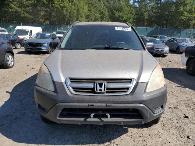 JHLRD78442C075302 - 2002 HONDA CR-V LX SILVER photo 5