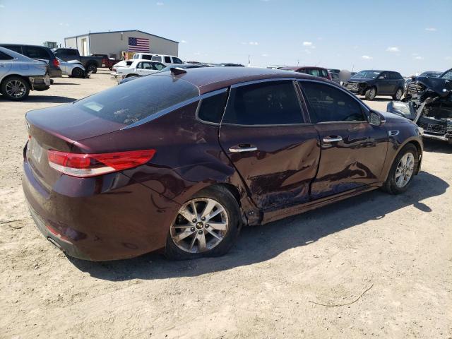 5XXGT4L38HG153450 - 2017 KIA OPTIMA LX MAROON photo 3