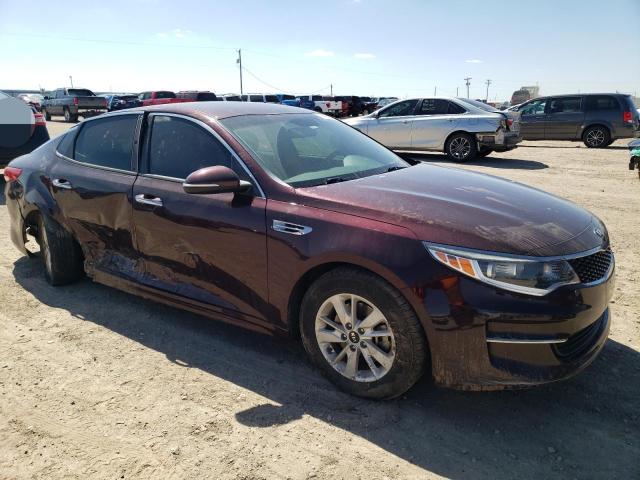 5XXGT4L38HG153450 - 2017 KIA OPTIMA LX MAROON photo 4