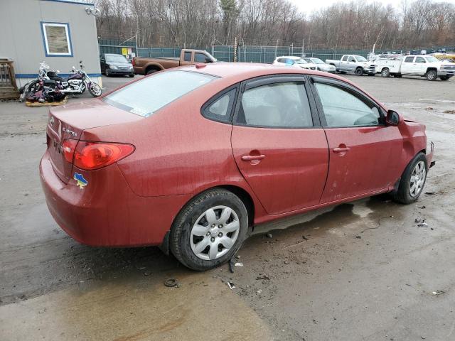 KMHDU46D98U586429 - 2008 HYUNDAI ELANTRA GLS RED photo 3