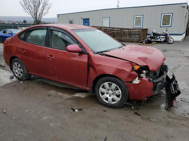 KMHDU46D98U586429 - 2008 HYUNDAI ELANTRA GLS RED photo 4