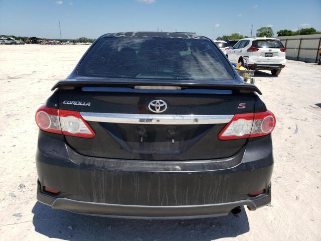 2T1BU4EE0BC664915 - 2011 TOYOTA CAROLLA BASE BLACK photo 6