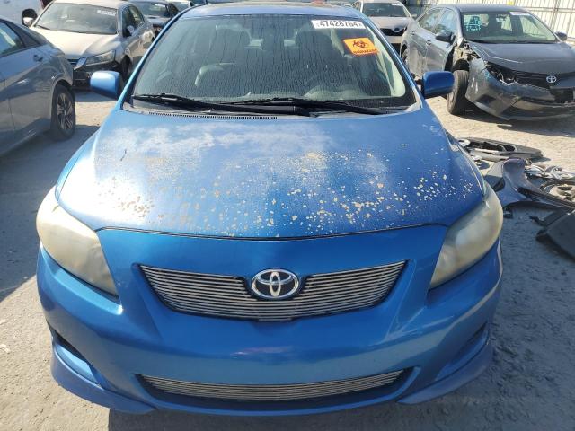 1NXBE4EEXAZ298844 - 2010 TOYOTA COROLLA XRS BLUE photo 5