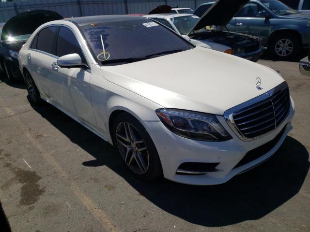 WDDUG8CB4EA048911 - 2014 MERCEDES-BENZ S 550 WHITE photo 1